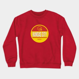 Kansas city retro football Crewneck Sweatshirt